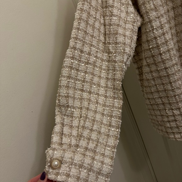 Ivory Tweed Jacket - Picture 5 of 11